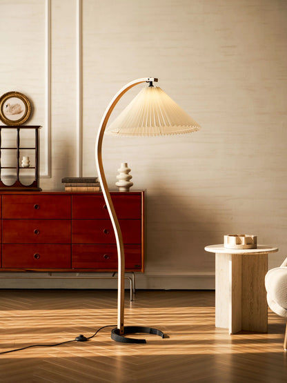 Caprani Wooden Floor Lamp