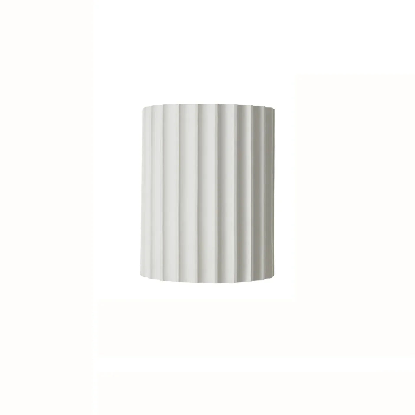 Fluted Resin Wall Lamp installed UAE living room
