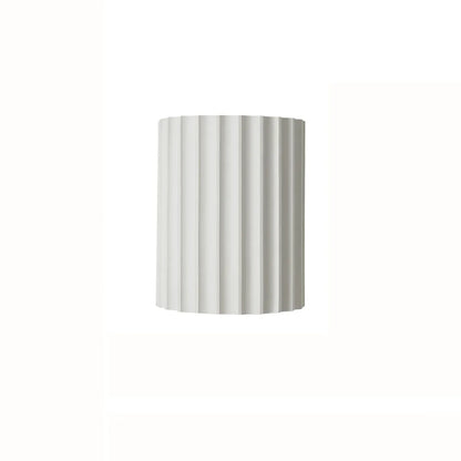 Fluted Resin Wall Lamp installed UAE living room