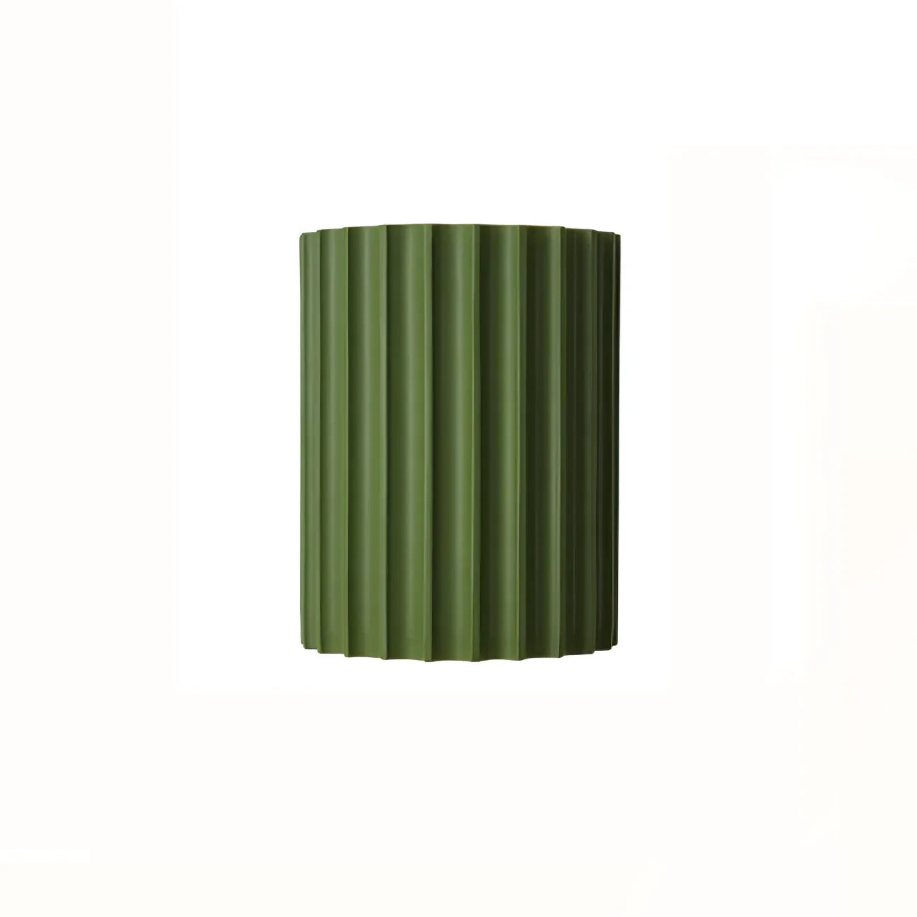 Fluted Resin Wall Lamp warm ambient glow interior