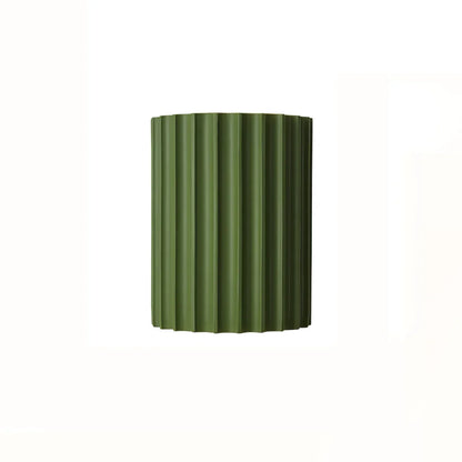 Fluted Resin Wall Lamp warm ambient glow interior