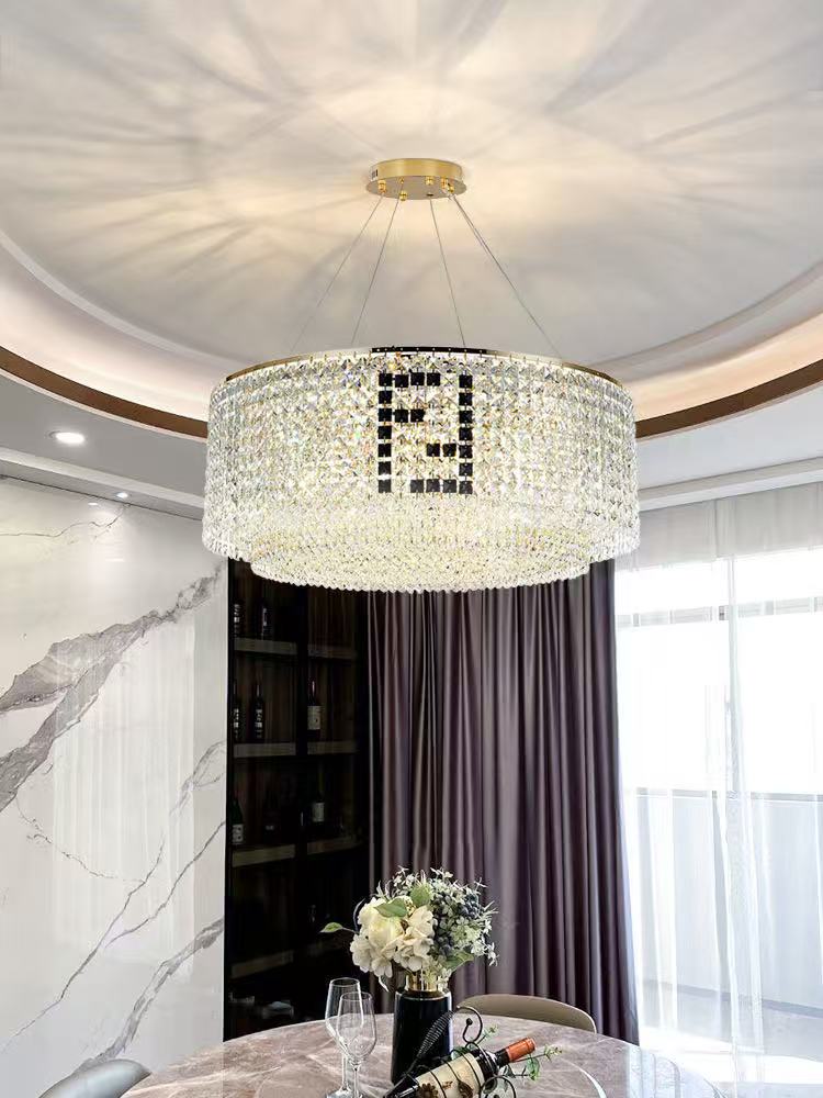 Liliana Round Crystal Chandelier