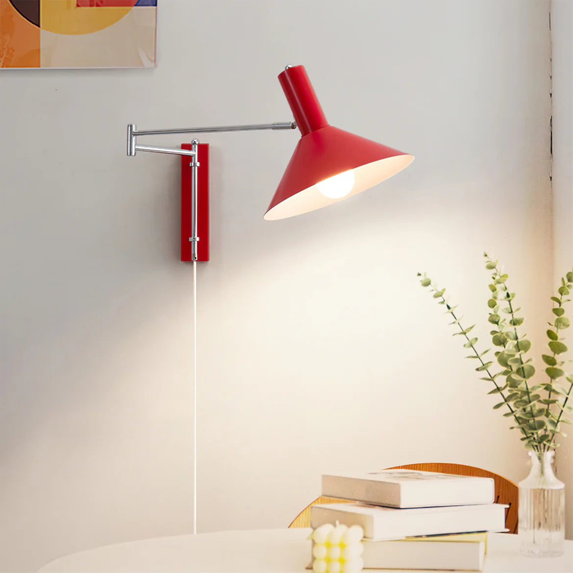 Anvia Adjustable Plug-In Wall Lamp