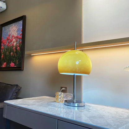 Mushroom Brown Table Lamp