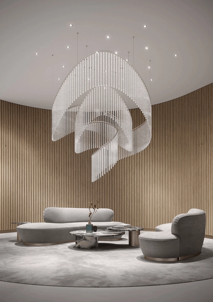 Crystal Spin Customized Chandelier