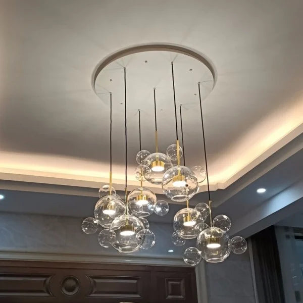 Bolle Bubble Glass Chandelier