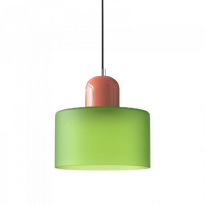 Nordic Morandi Cylinder Glass Pendant Light S66