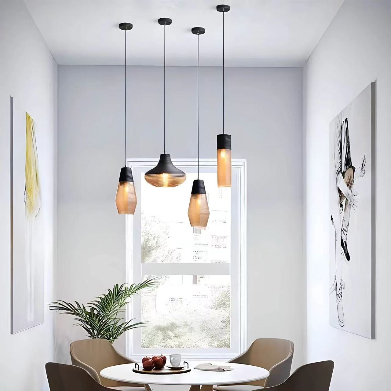 Apera Hand-Blown Glass Pendant Light
