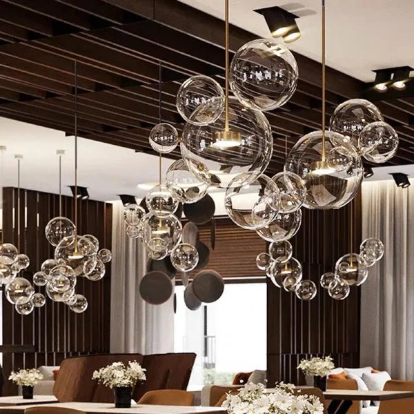 Bolle Bubble Glass Chandelier