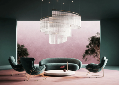 Crystal Spin Customized Chandelier
