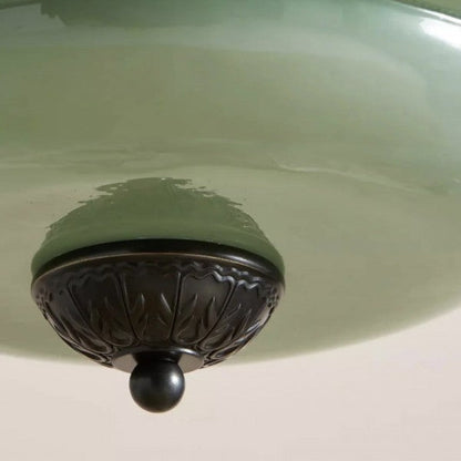 Eloise Vintage Milk Glass Pendant Light