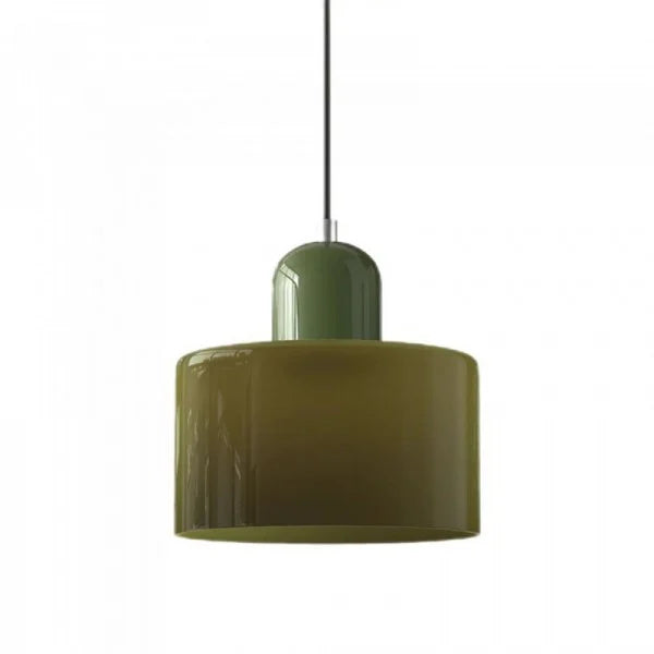 Nordic Morandi Cylinder Glass Pendant Light S66