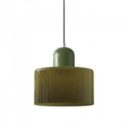 Nordic Morandi Cylinder Glass Pendant Light S66