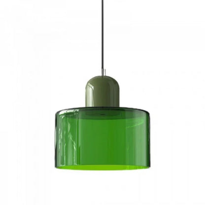 Nordic Morandi Cylinder Glass Pendant Light S66