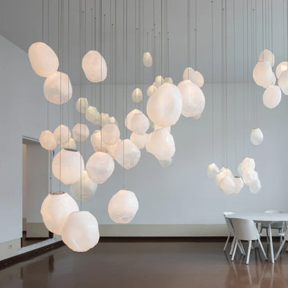 Liquid Glass Stone Pendant Light