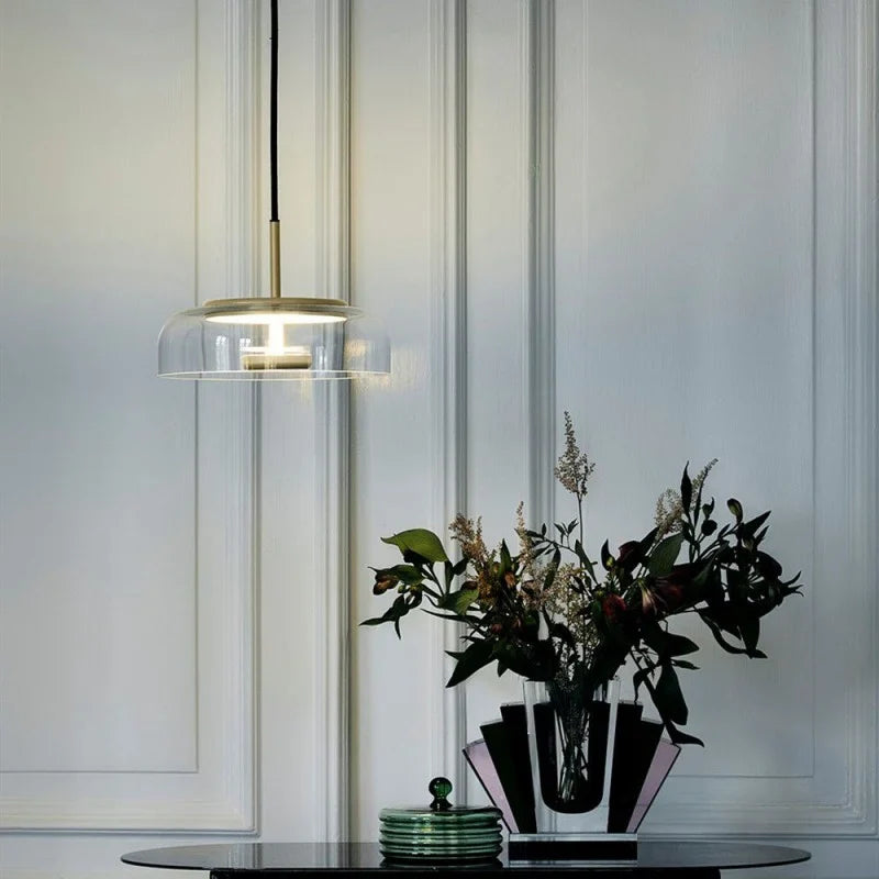 Blossi 1 Clear Glass Pendant Light