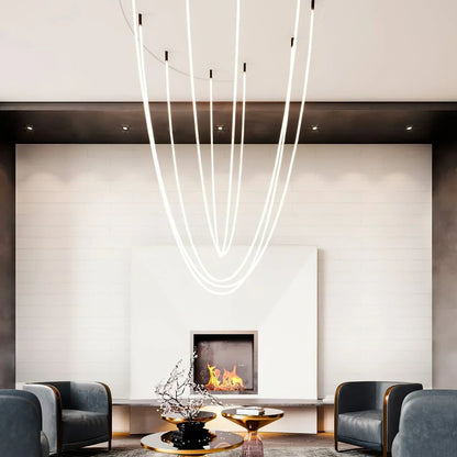 Flex LED Pendant Light gold black variant comparison
