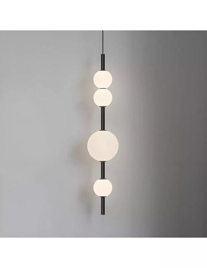 Vertical Glass Pendant Light
