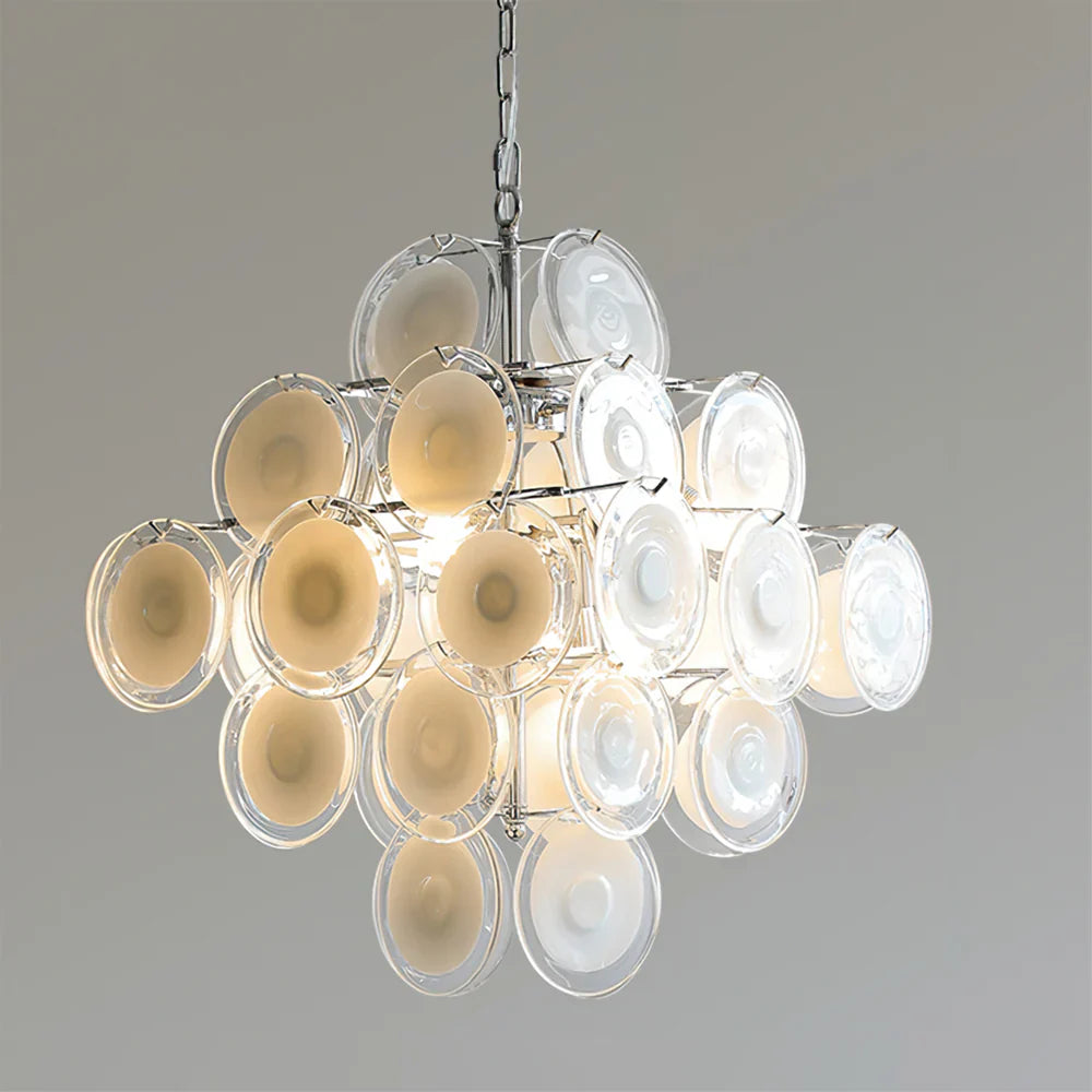 Medallion Glass Chandelier