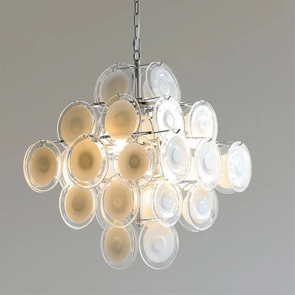 Medallion Glass Chandelier