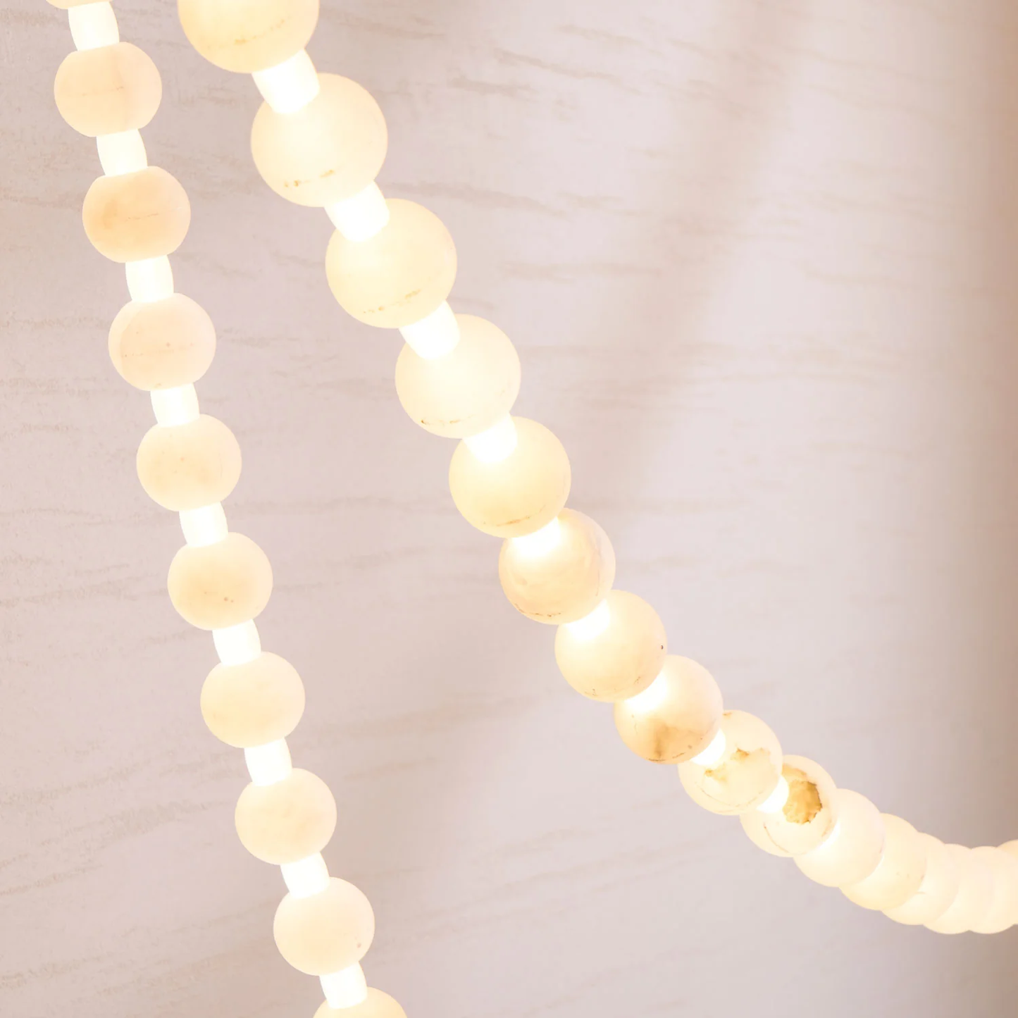 Alabaster Bead Multi-point Pendant Light