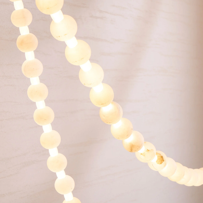 Alabaster Bead Multi-point Pendant Light