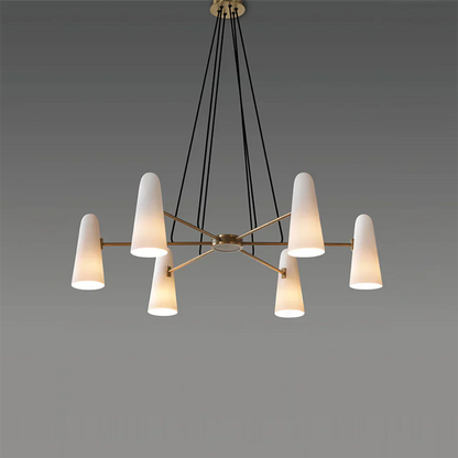 Montfaucon Chandelier hanging in UAE luxury villa dining