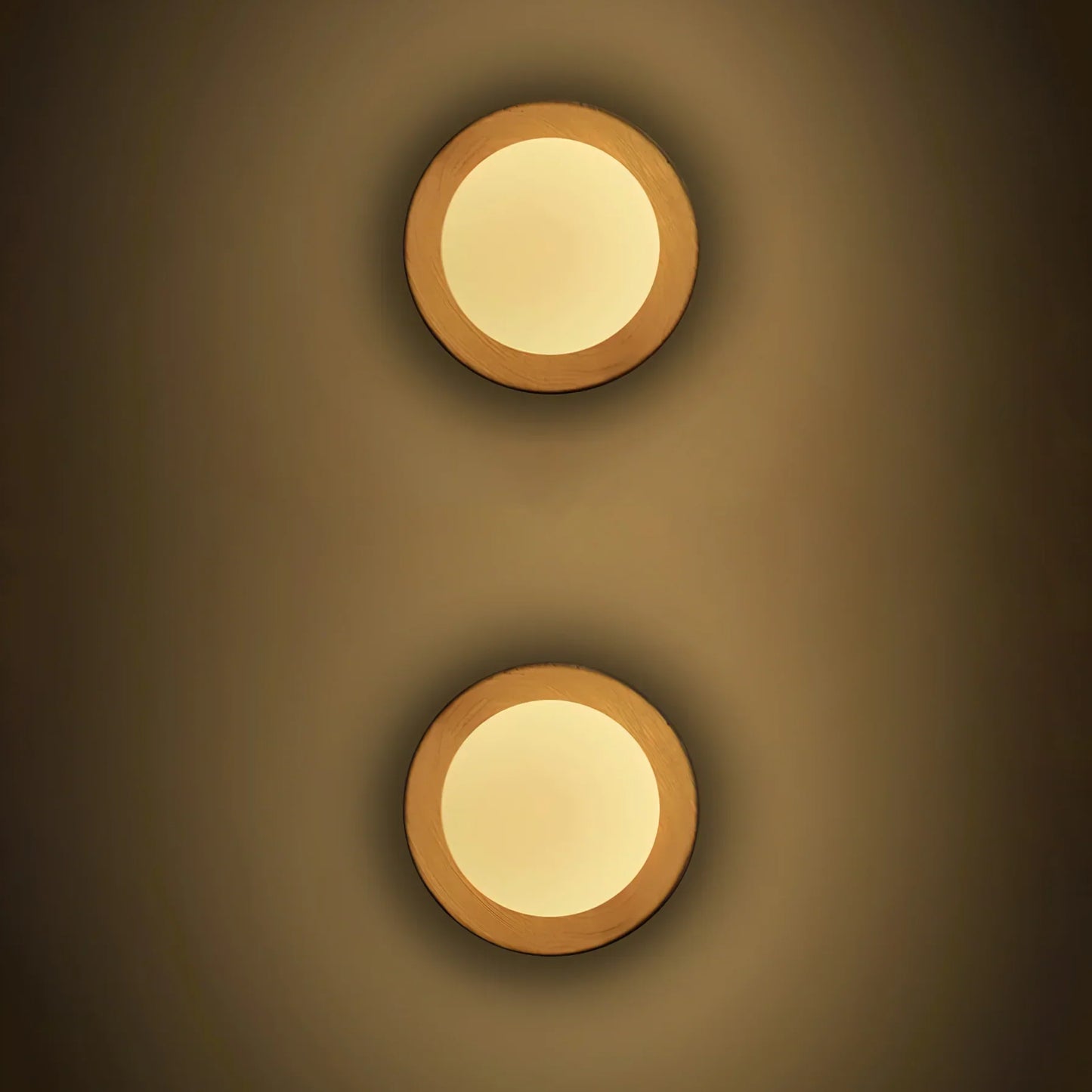 Tablet Wall Lamp walnut colour version view