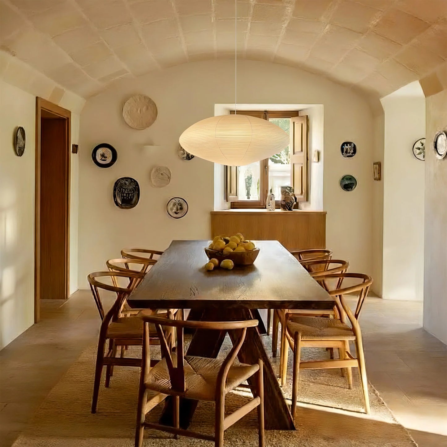 Rice Paper Pendant Light