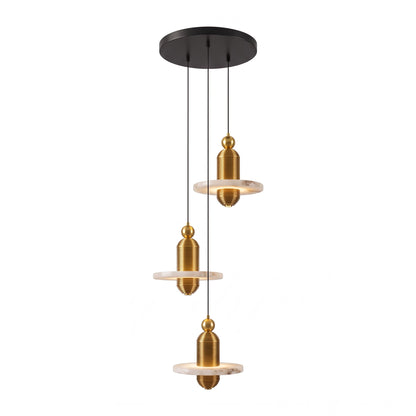 Saturn Alabaster Pendant Light