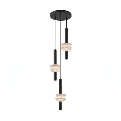 Alabaster Column Pendant Lamp