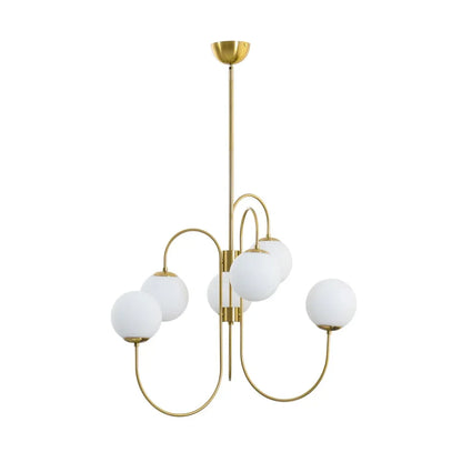 Gooseneck Chandelier dimensions specifications chart
