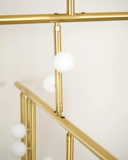 Luminous Cascade Chandelier
