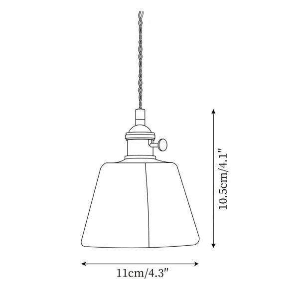 Retro Glass Pendant Lamp M110
