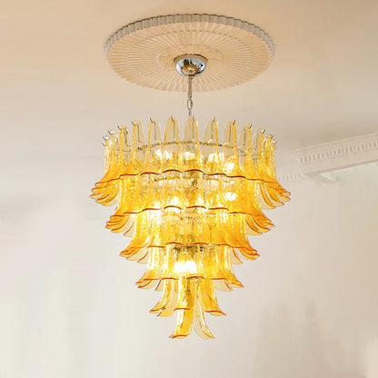 Murano Petal Chandelier