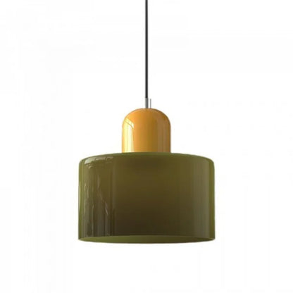 Nordic Morandi Cylinder Glass Pendant Light S66