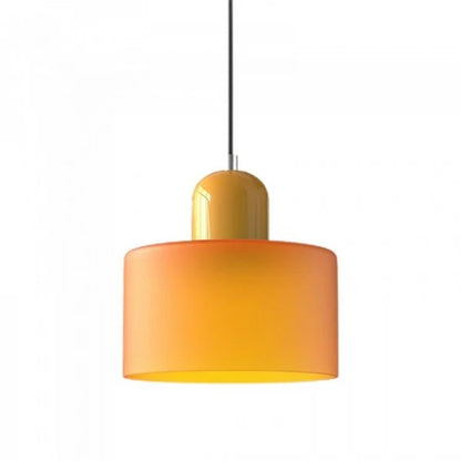 Nordic Morandi Cylinder Glass Pendant Light S66