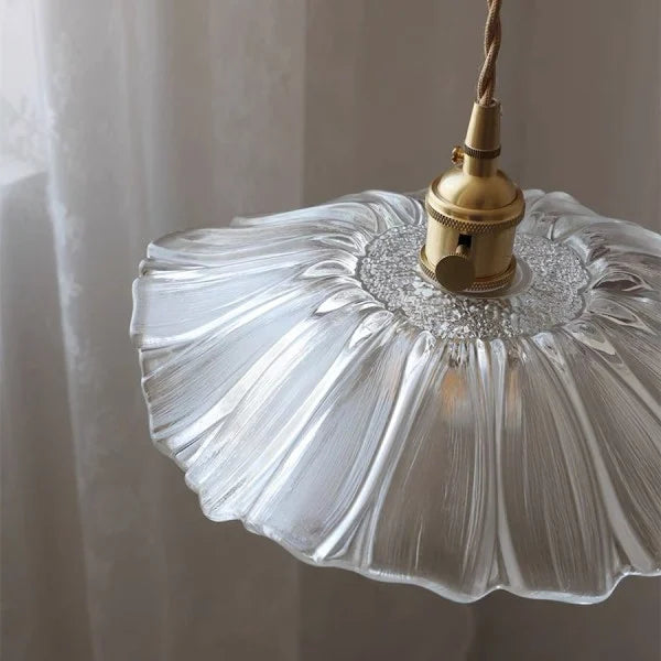Tiffany Lotus Glass Pendant Light for Living Room S08