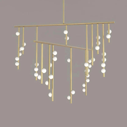 Luminous Cascade Chandelier