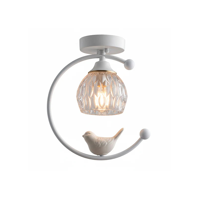 Ceramic Bird Ceiling Lamp