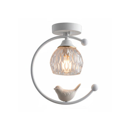 Ceramic Bird Ceiling Lamp