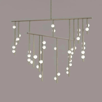 Luminous Cascade Chandelier
