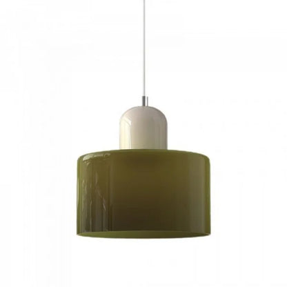 Nordic Morandi Cylinder Glass Pendant Light S66