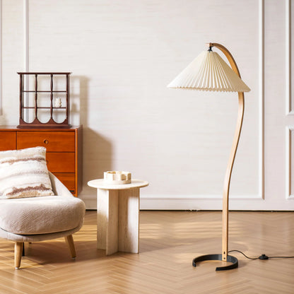Caprani Wooden Floor Lamp