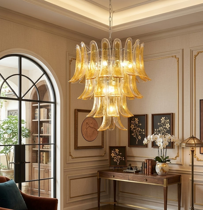 Murano Petal Chandelier