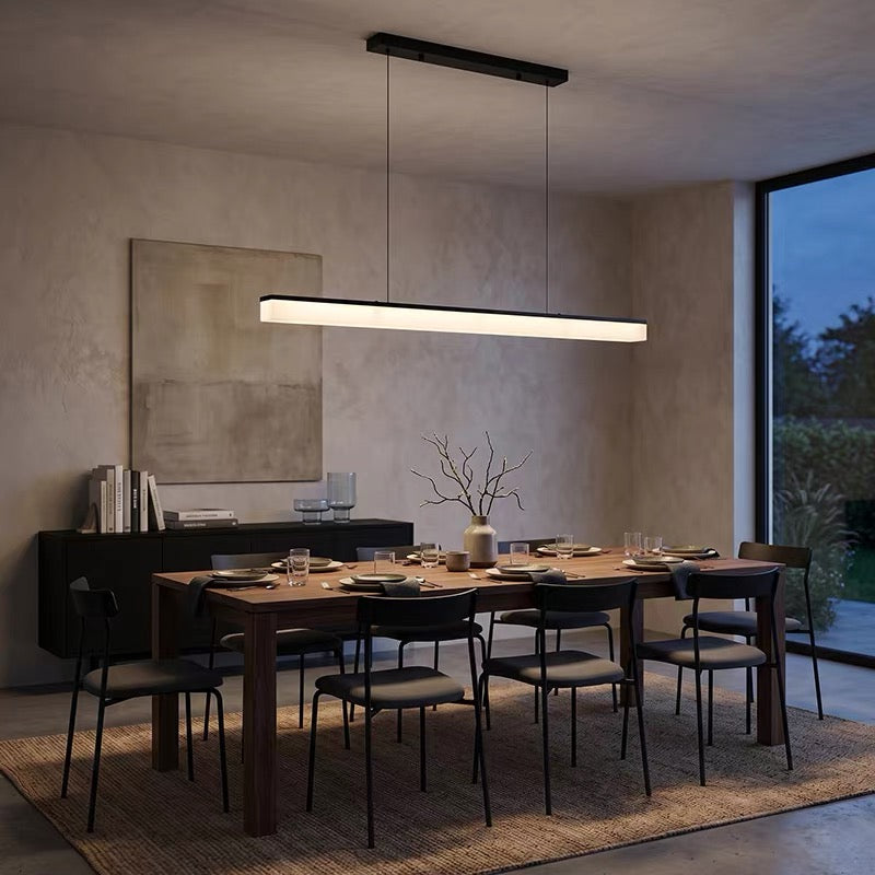 Plana Faux Alabaster Linear Pendant