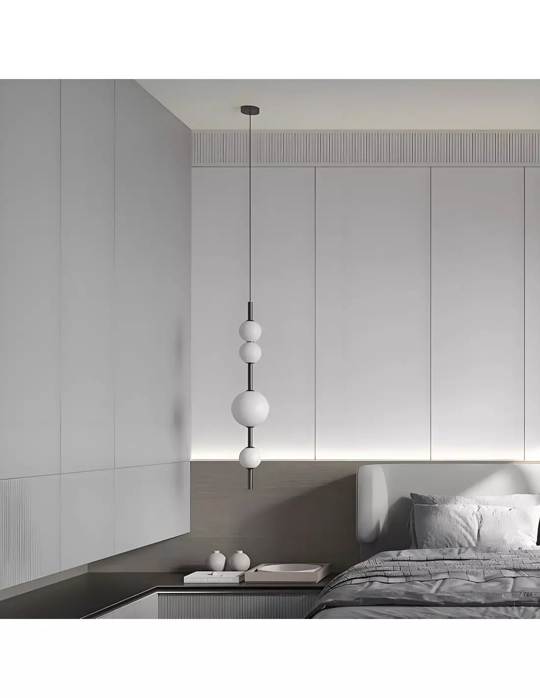 Vertical Glass Pendant Light