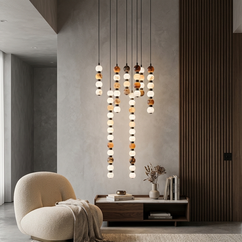 Solstice Alabaster Pendant Lighting