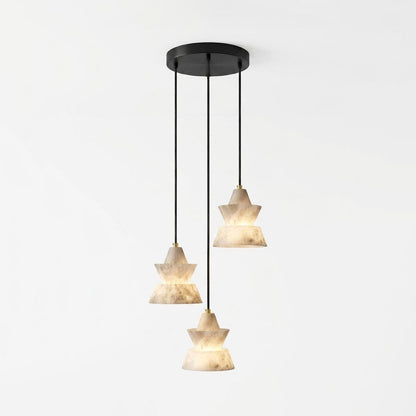 Trivola Alabaster Pendant Light