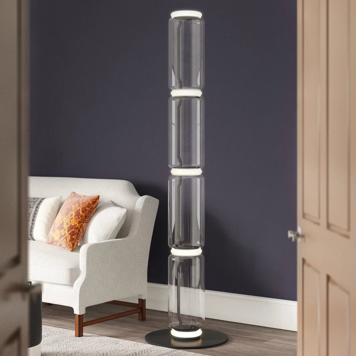 Noctambule Floor Lamp tall 63 inch neutral light variant